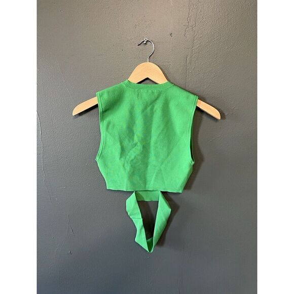 Aritzia Ten By Babaton Womens Green Retrospect Sleeveless Sweater Size XS - Picture 2 of 3